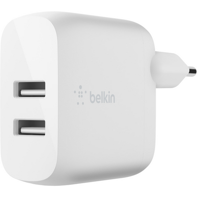 Belkin DUAL USB-A CHARGER 24W WHITE