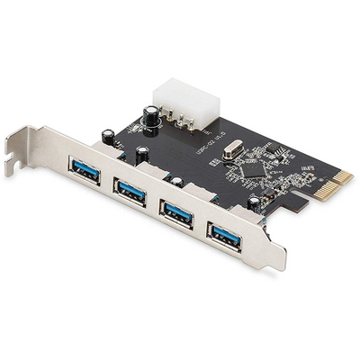 Digitus USB 3.0, 4 Port, PCI Express Add-On card