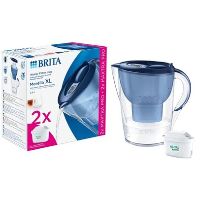 Brita 1052786 Marella XL 3,5l kék vízszűrő kancsó + 3db Maxtra Pro szűrő