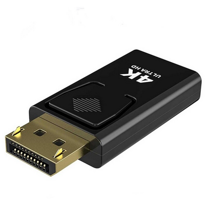 BLACKBIRD Adapter Displayport 1.2 male to HDMI female 4K passzív, Fekete