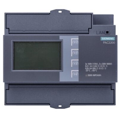 Siemens 7KM2200-2EA30-1JA1 LCD 3 fázisú energiamérő