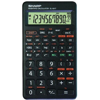 Sharp EL501TBWH 146 funkciós tudományos számológép