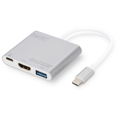 Digitus DA-70838-1 USB Type-C 4K HDMI Multiport Adapter 3-Port