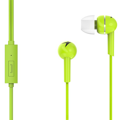 Genius HS-M300 zöld mikrofonos fülhallgató headset