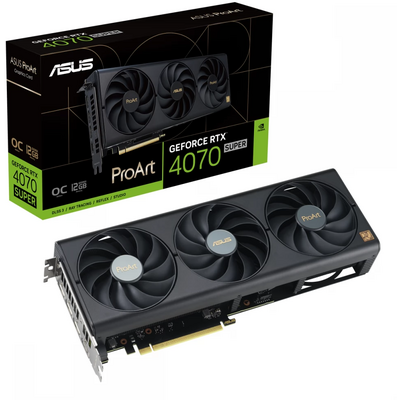 ASUS GeForce RTX 4070 SUPER 12GB GDDR6X - PROART-RTX4070S-O12G VGA