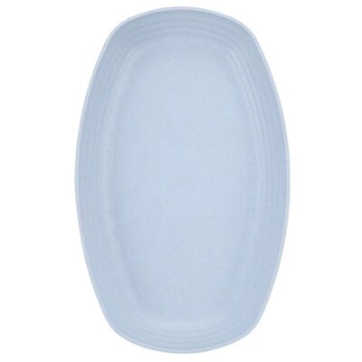 TOO KT-125 4db-os vegyes színekben búzaszalma műanyag tányér szett, 18×29.5cm