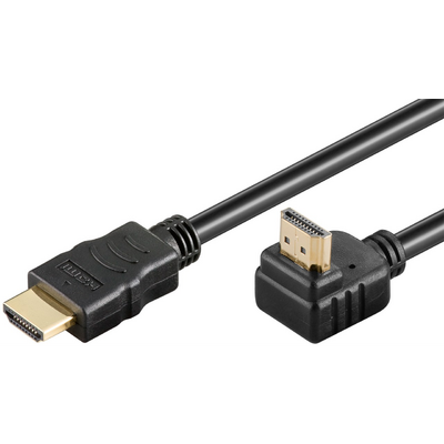 Goobay Nagy sebességű HDMI™ kábel 90°-os Ethernettel 2m
