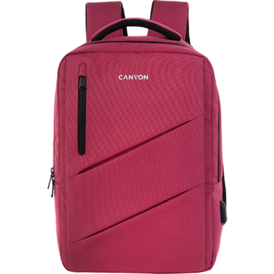 Canyon BPE-5 15,6" notebook poliészter hátizsák rózsaszín-fekete