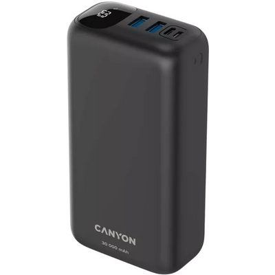 Canyon PD-301 30000mAh LiPo powerbank fekete