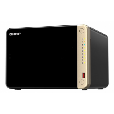 QNAP NAS 6 fiókos TS-664-8G Intel® Celeron® N5095 4x2,9GHz, 8GB RAM, 2x2,5GbE, 2xUSB3.2Gen2