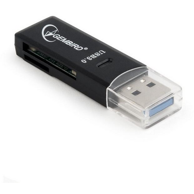 Gembird UHB-CR3-01 Compact USB3.0 SD Card Reader Black