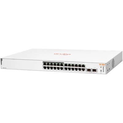 Aruba Instant On JL813A 1830 24xGbE LAN 12xPoE LAN port 2xSFP port smart menedzselhető PoE (195W) switch