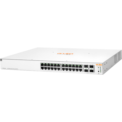 Aruba Instant On JL684A 1930 24xGbE LAN 4xSFP+ port smart menedzselhető PoE (370W) switch