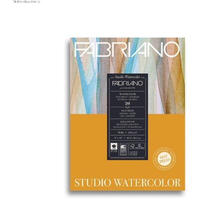 Fabriano Watercolour Studio 200g 22,9x30,5cm 20lapos akvarell tömb