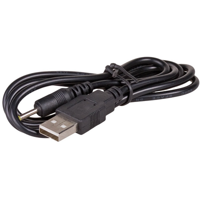 Akyga AK-DC-02 USB-A / DC 2,5 x 0,7mm Cable Black