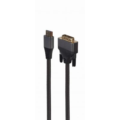 Gembird HDMI to DVI-D (Single Link) (18+1) Premium Series cable 1,8m Black