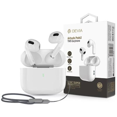 Devia ST399121 Airbuds Pods3 True Wireless Bluetooth fehér fülhallgató
