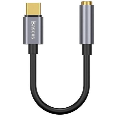 Baseus CATL54-0G L54 USB C - 3,5mm jack szürke audio adapter