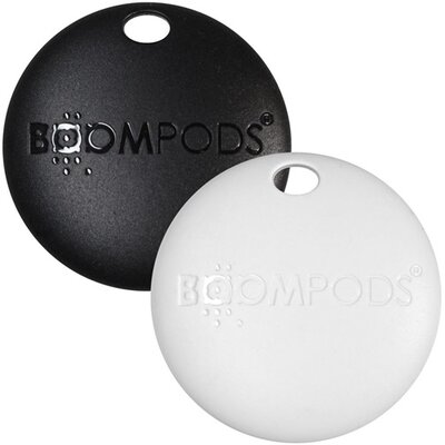 Boompods Boomtag 2db/csomag fekete & fehér bluetooth tracker tag