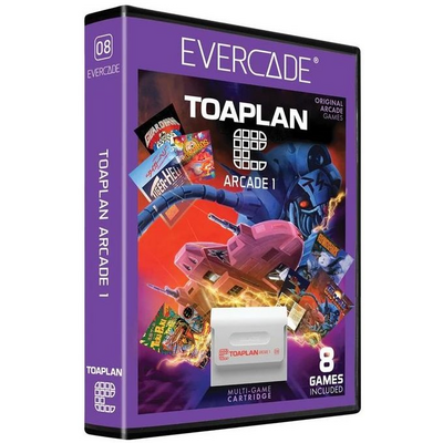 Evercade A8 Toaplan Arcade 1 8in1 Retro Multi Game játékszoftver csomag