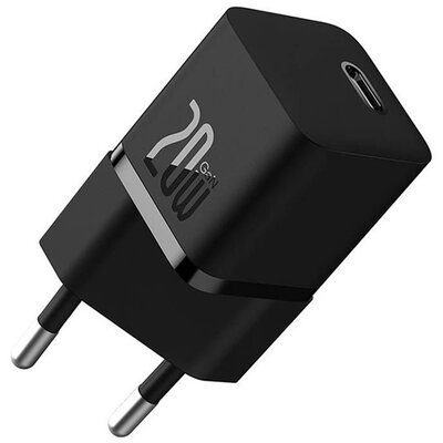 Baseus CCGN050101 GaN5 20W USB/USB C fekete töltő