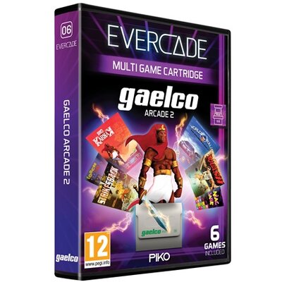 Evercade A6 Gaelco (Piko) Arcade 2 6in1 Retro Multi Game játékszoftver csomag