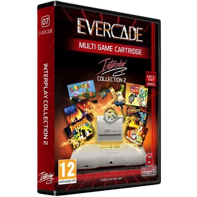 Evercade #7 Interplay Collection 2 6in1 Retro Multi Game játékszoftver csomag