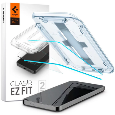 Spigen Glass tR EZ Fit HD Transparency 2 Pack for Samsung Galaxy S24
