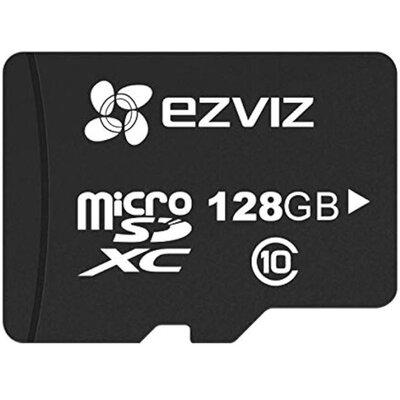 EZVIZ 128GB MicroSD kártya az EZVIZ biztonsági kamerákhoz, C10 class,Max read speed 90MB/s; Max write speed 50MB/s