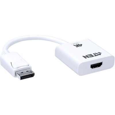 ATEN VC986B True 4K DisplayPort to HDMI Active Adapter White