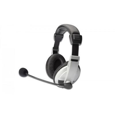 Digitus Stereo Multimedia Headset, with microphone Black