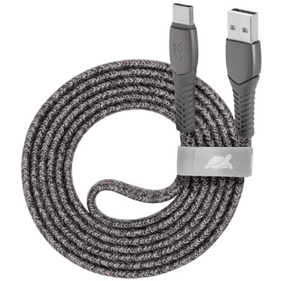 RivaCase Egmont PS6102 GR12 Type-C / USB 2.0 cable 1,2m Grey