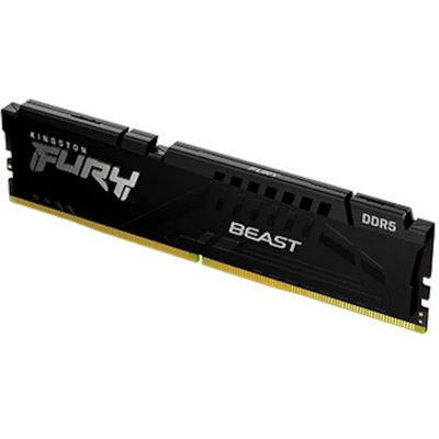 KINGSTON FURY Memória DDR5 32GB 6000MHz CL30 DIMM (Kit of 2) Beast Black EXPO