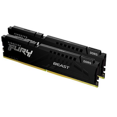 KINGSTON FURY Memória DDR5 64GB 6000MHz CL30 DIMM (Kit of 2) Beast Black XMP