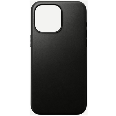 Nomad iPhone 15 Plus Modern Leather Case Black