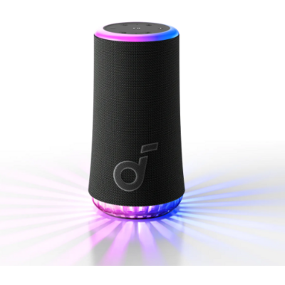 ANKER Bluetooth Hangszóró, Soundcore Glow, 30W, vízálló, fekete - A3166G11