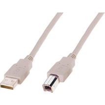 Assmann USB connection cable, type A - B 1,8m Beige