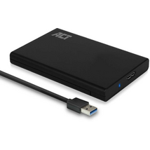 ACT AC1215 USB3.2 2,5" Hard Drive Enclosure Screwless Design Black ACT AC1215 USB3.2 2,5" Hard Drive Enclosure Screwless Design Black