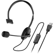 Genius HS-100U USB fekete headset Genius HS-100U USB fekete headset