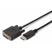 Assmann DVI connection cable DVI-D (Dual Link) (24+1) M/M 3m Black