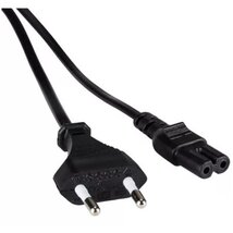 BLACKBIRD Notebook Tápkábel 2 csatlakózó, 1,5m, Fekete BLACKBIRD Notebook Tápkábel 2 csatlakózó, 1,5m, Fekete