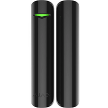 AJAX DoorProtect Plus BL vezetéknélküli fekete nyitásérzékelő, dőlés és rezgésérzékelővel