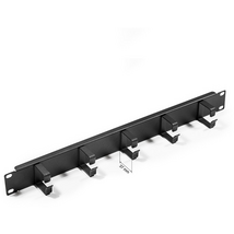 KELine kábelrendező / gyűrűs panel, 1U