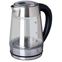 Berlinger Haus BH/9127 1,7 L-es fekete-ezüst üveg vízforraló