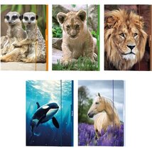 Herlitz Állatok A3 karton gumis mappa Herlitz Állatok A3 karton gumis mappa