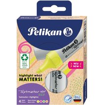 Pelikan 490 Eco 4 db-os neon színű szövegkiemelő