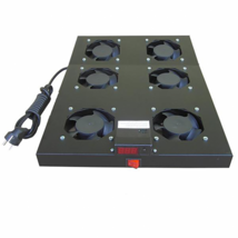 FORMRACK Ventilátor egység digitális termosztáttal, 6 ventilátor FORMRACK Ventilátor egység digitális termosztáttal, 6 ventilátor