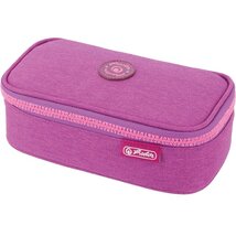 Herlitz BeatBox ABC 1 klapnis 1 cipzáras zsebes lila és pink tolltartó