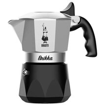 Bialetti Brikka ezüst-fekete 2 személyes kotyogós kávéfőző Bialetti Brikka ezüst-fekete 2 személyes kotyogós kávéfőző