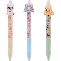 Nebulo Kutyák radírozható nyomógombos zselés toll